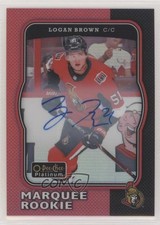 2017 O-Pee-Chee Platinum Retro Marquee Rookies Rainbow Red Logan Brown Auto 1hh