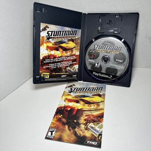 Jeu Stuntman Ignition PS2 - Complet, Bon état - PAL, Course, THQ