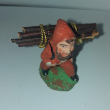 Erzgebirge alter Massezweg  handbemalt Original vor 1945 holztr&auml;ger 4 cm hoch