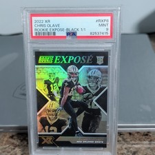 2022 Panini XR - Rookie Expose Chris Olave #RXP-8 Black 1 /1 (RC)