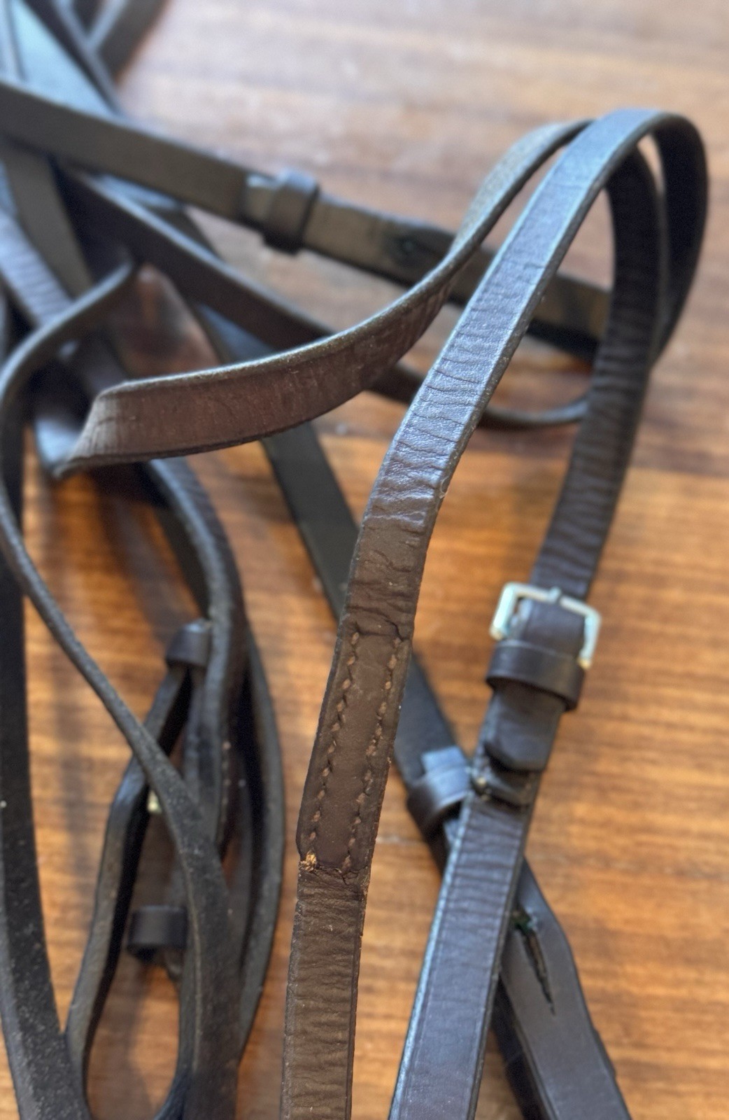SAGORIN BROTHERS Bespoke English Weymouth Hunt Bridle VINTAGE Rare Cob Size