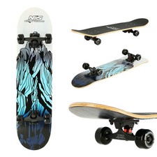 Skateboard Completo Tavola Skate ABEC-7 Legno Skate fino 100 kg MOUNTAIN NILS