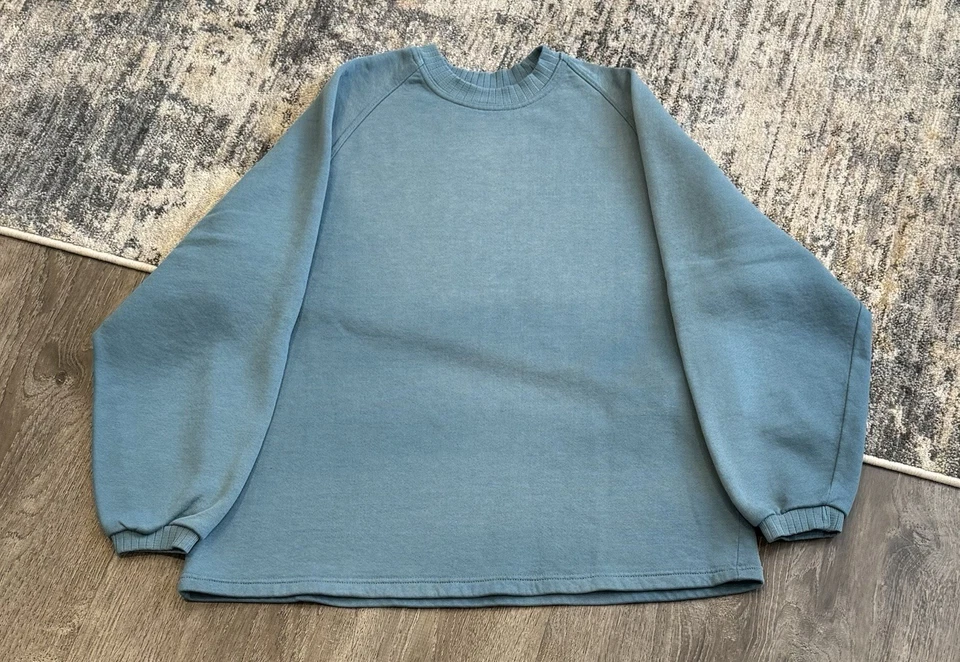 Sudadera Pullover Atlética Russell De Colección — HECHA EN EE. UU. — Aqua Desteñida por el Sol Para Hombre XL Foto 4 de 4