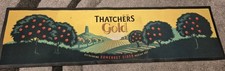 1 Thatchers Gold Cider Rubber Backed Bar Runner Pub Bar Used 