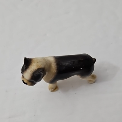 Retired Hagen Renaker Boston Terrier Dog Standing Vintage