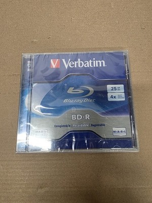 Verbatim BD-R 25GB Blu-Ray Disc Sealed