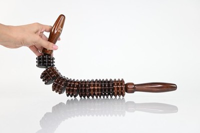 Wood Therapy Cob Roller Flexible Wooden Massage Roller   Maderoterapia Tool