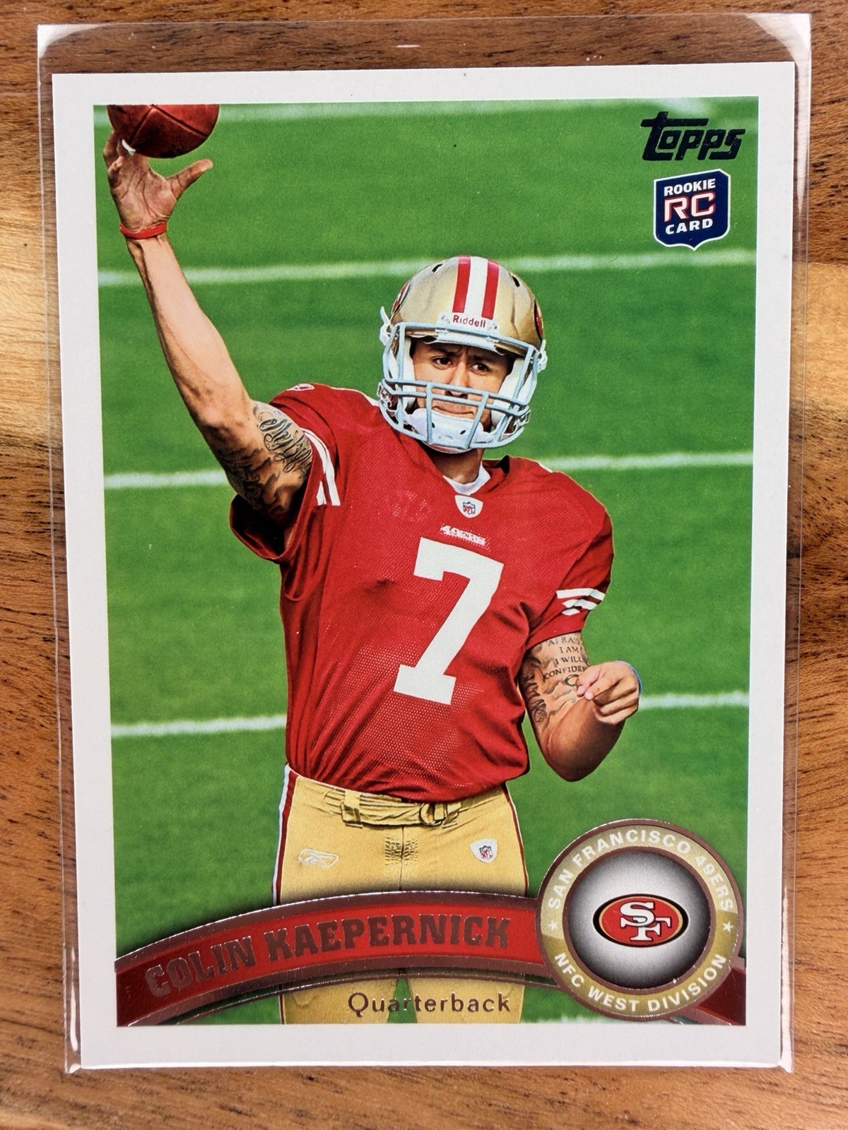 Colin Kaepernick Rookie Card 2011 Topps #413 San Francisco 49ers