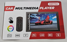 7" Double DIN Car Stereo Bluetooth CarPlay Touchscreen Radio Android Auto GPS