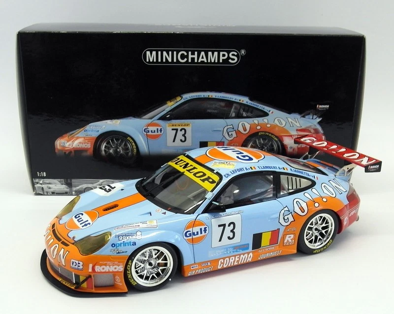 Minichamps 1/18 100 066473 - Porsche 911 GT3 RSR Ice Pol Racing Le Mans 2006 - Bild 3 von 4