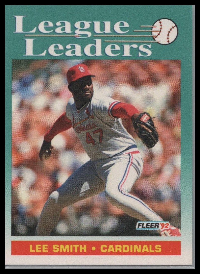 1992 Fleer #697 Lee Smith