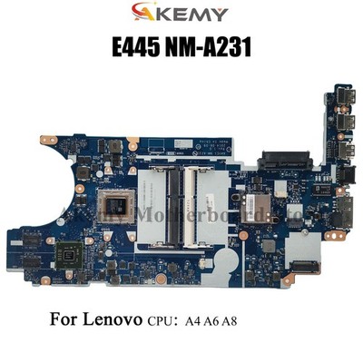 For Lenovo E455 Laptop Motherboard NM-A231 with A6 A8 A10 CPU DDR3 100% Tested