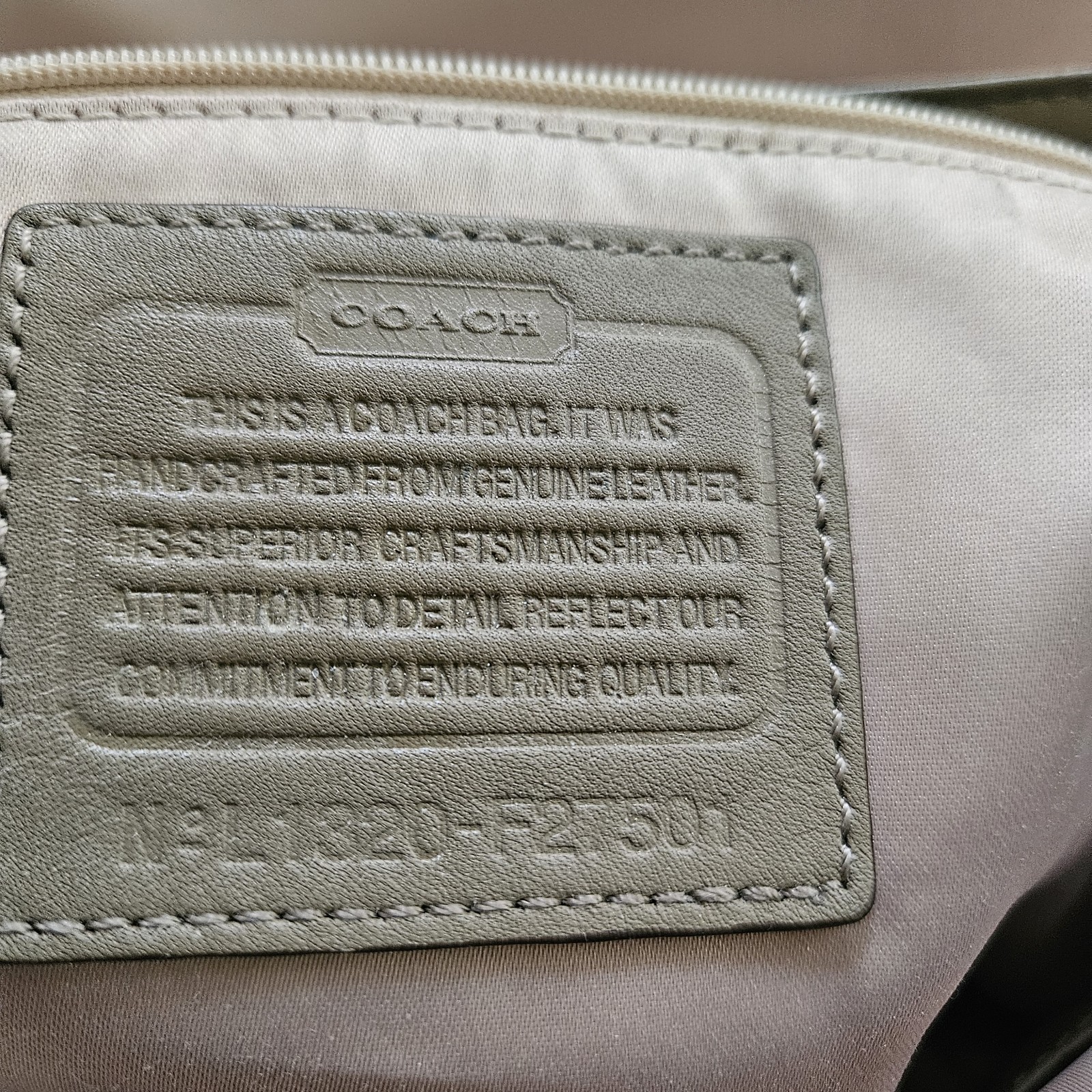 VTN Coach Python Embossed Handbag - image 3