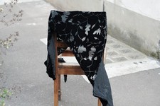 Vintage Seidensamt Stola