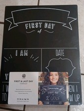 Chalkboard  My First Day Of School  and  My Last Day Of School  Reversible New