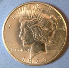 1926-S Peace Dollar Almost Uncurculated Condition but you grade it