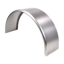 1Pc Husky Towing F0006 36" Round Trailer Wheel Fender With 90-Degree Back,