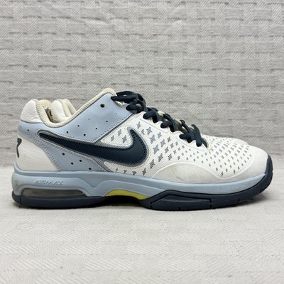 Nike Air Max Cage Advantage Shoes Mens Size 6 White Tennis Cushioned 599360-144