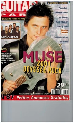 Guitar Part N° 87 . Muse "Odyssée Rock 2001" . + CD - Photo 1/4