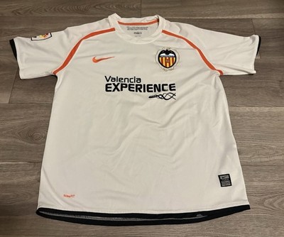VALENCIA NIKE 2007/2008 FOOTBALL HOME JERSEY #7 DAVID VILLA SIZE MEDIUM