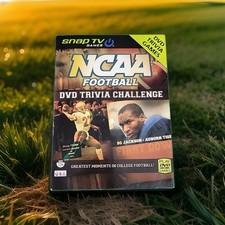 NCAA Football DVD Trivia Challenge Snap TV Games 2006 College Sports Highlights