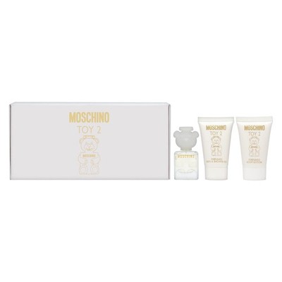 Moschino Toy 2 for Women 3 PC Set 0.17 oz Mini EDP + 0.8 oz Bath Gel and Lotion