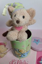 NICI LILLEBI MAUS MIT HERZ , GESCHENKDOSE IN ROSA GRÜN ODER BLAU AUS BLECH. #