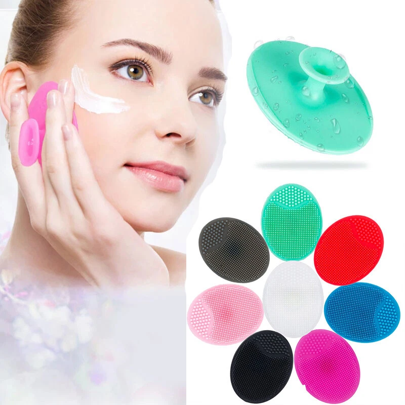 4 Pack Face Scrubber Soft Silicone Facial Cleansing Brush Face