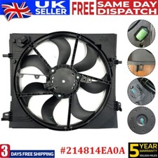 UK RADIATOR COOLING FAN FOR NISSAN X-TRAIL T32 QASHQAI J11 2013-2021 214814EA0A
