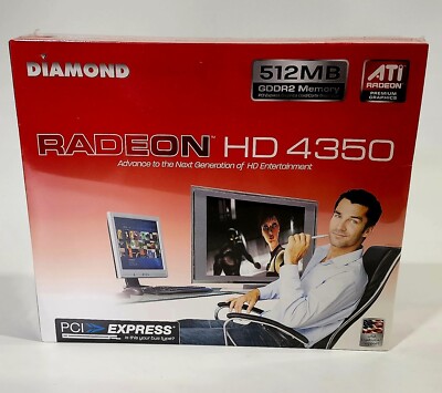 Radeon HD 4350 Graphic Card Open Box New