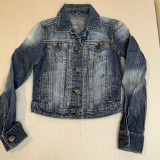 Aeropostale Women  s XS Classic Cropped Jean Jacket Denim