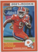 2021 Chronicles Draft Score #68 Travis Etienne CLEMSON TIGERS Rookie Card 35. rookie card picture