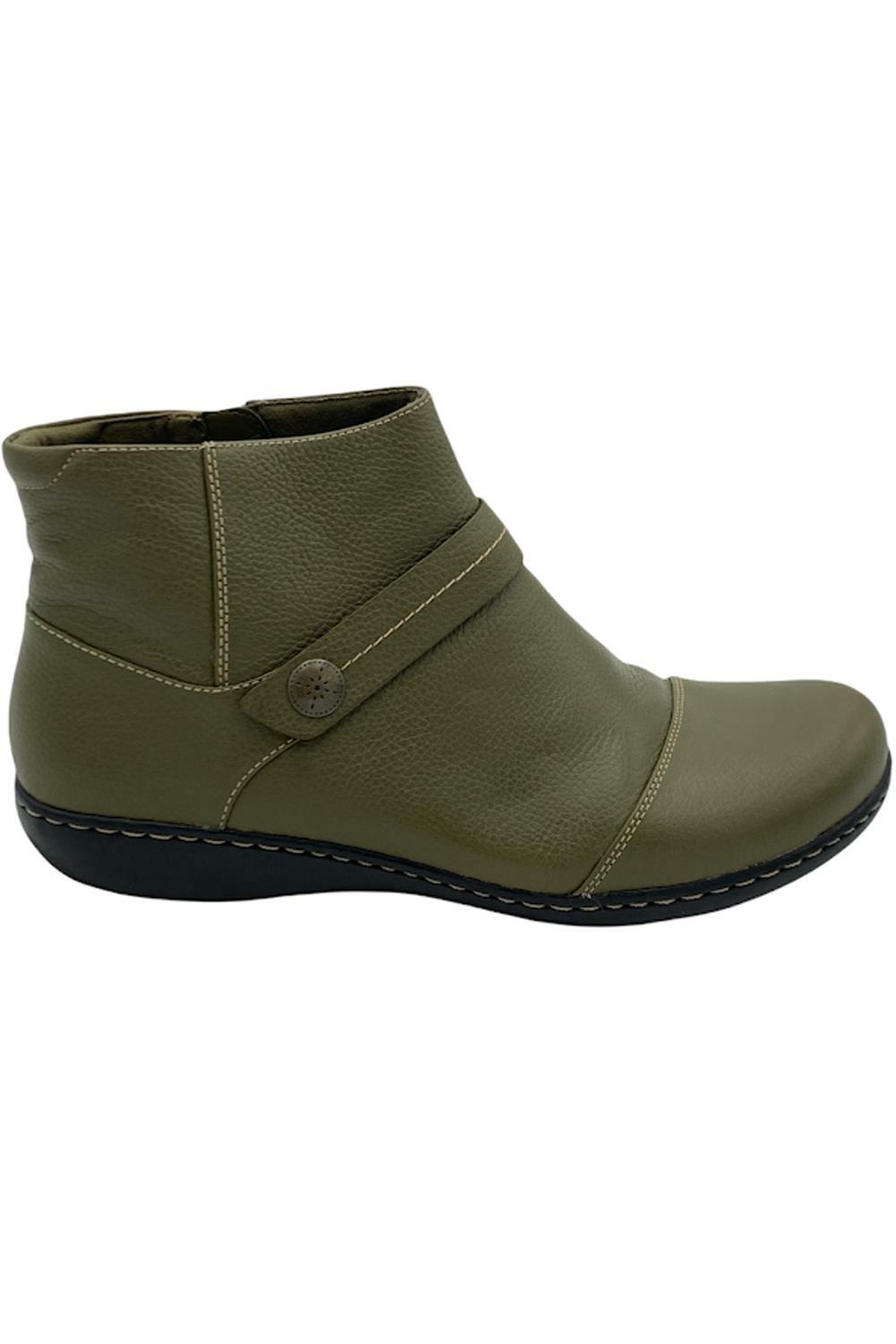 Clarks Collection Leather Ankle Boots 