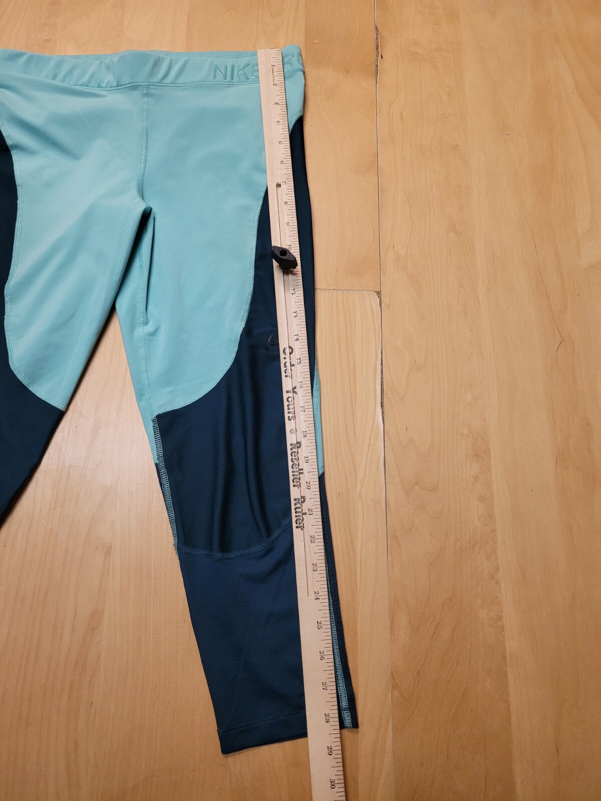 Nike Pro Hypercool Green Turquoise Large Leggings… - image 8