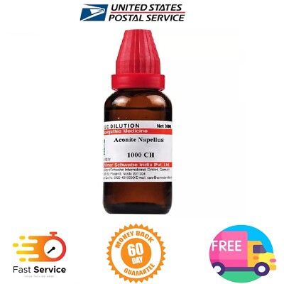 Willmar Schwabe Homeopathy Aconite Napellus (30 ML) (Select Potency)
