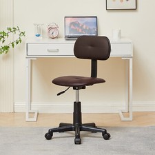 Adjustable Office Chair Swivel Computer Chair Home w/ Lumbar Support Wheels