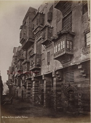Ägypten Kairo Eine Straße Viertel Touloun Druck Um 1890 Im Kleinen Format