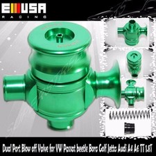 Emusa Dump Blow Off Valve 1.8t Bov Dual Port Passat Beetle Golf Audi Tt A4 1.8t