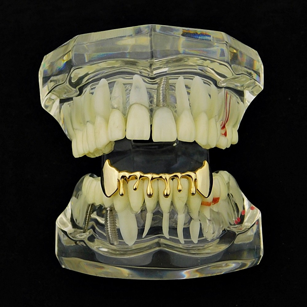 国内発送 完売前に GOLD VAMPIRE GRILLZ 歯 アクセ KING ICE 送税込【King Ice】GOLD VAMPIRE GRILLZ グリル 歯 アクセ☆国発