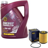 MotoröL Set 5W-40 5 Liter + ÖLfilter SH 427 P FüR Porsche Cayenne VW Phaeton 3.2