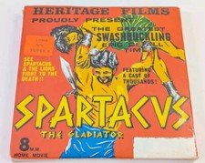 Spartacus The Gladiator Super 8 Film B/W Heritage Films (NEW SEALED)