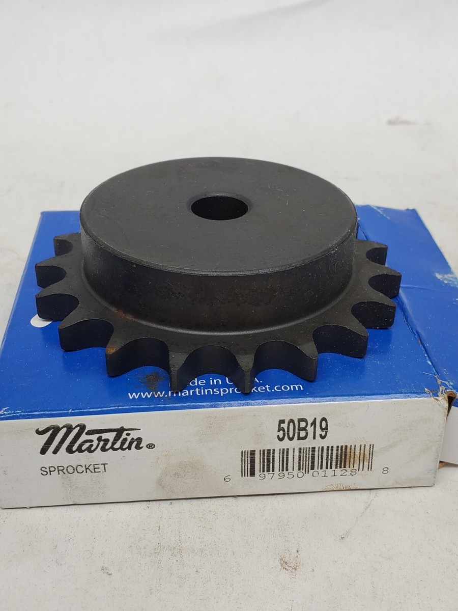 Martin 50B19 Sprocket #50 Chain 19 Teeth for sale online | eBay