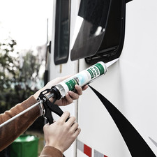 RV Roof Sealant, Self-Leveling Lap Sealant, Flexible RV Caulk Sealant for RV,...