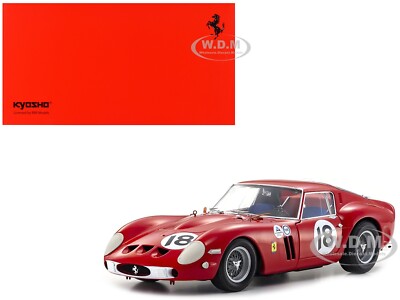 FERRARI 250 GTO #18 WINNER ''DAYTONA 3H'' 1963 1/18 DIECAST BY KYOSHO KS08438 F