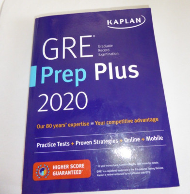 GRE (Graduate Record Examination) Prep Book Plus 2020