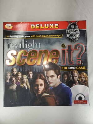 Twilight Scene It? The DVD Movie Game Deluxe Edition New Open Box Free Shipping