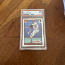 1991 Topps Desert Shield #363 RICK MAHLER PSA 9 REDS