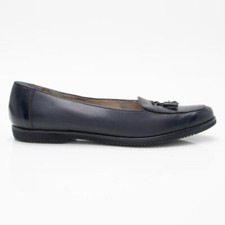 Salvatore Ferragamo Leather Tassel Loafers - Size 7 4A / 37 4A