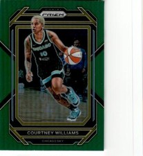 2023 Panini Prizm WNBA #19 Courtney Williams Green Prizm Chicago Sky