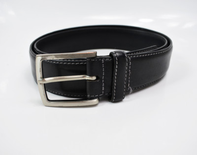 Cortefiel Classic Herren Ledergürtel Schwarz Größe 38